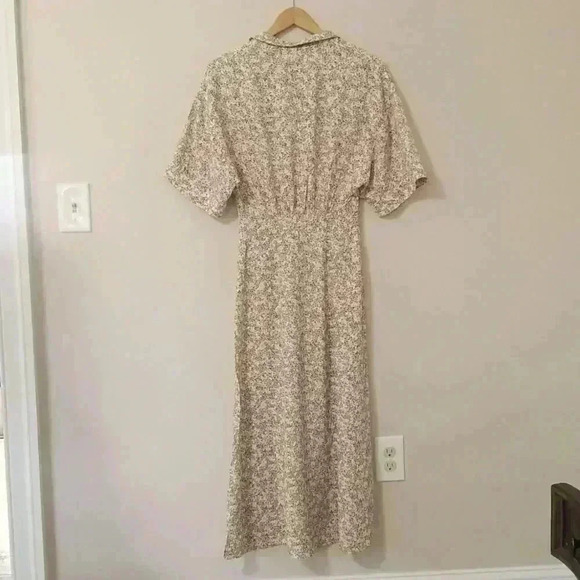 Zara Elbow Sleeve Printed Dress - Picture 8 of 10